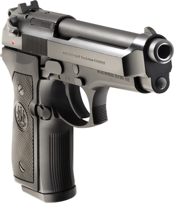 Beretta 92FS Semi-Auto Pistol, J92F300M, 9mm, Synthetic Grip, Blue