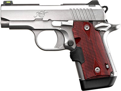 Kimber 3700482 Micro 9 Stainless Rosewood LG Pistol - 9MM, 3.15 in
