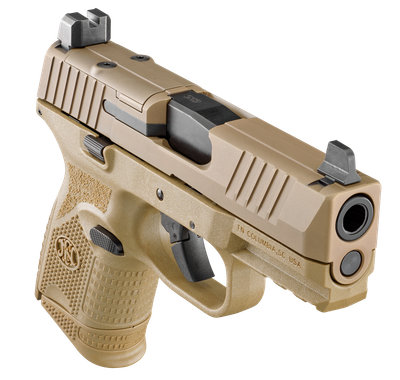 FN Herstal 509C Pistol 66100574, 9mm, 3.7 in, FDE Polymer Grip, No
