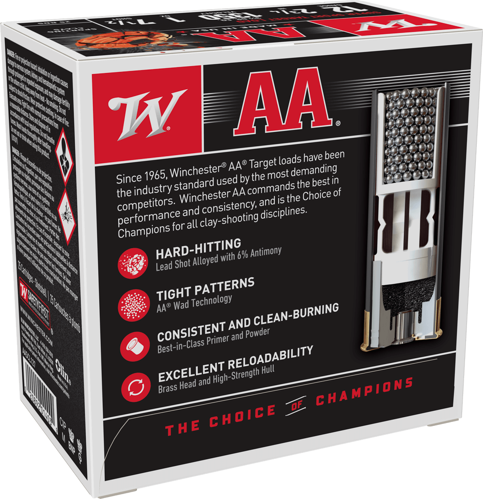Winchester AA SuperSport Sporting Clays AASCL1275, 12 Gauge, 2-3/4
