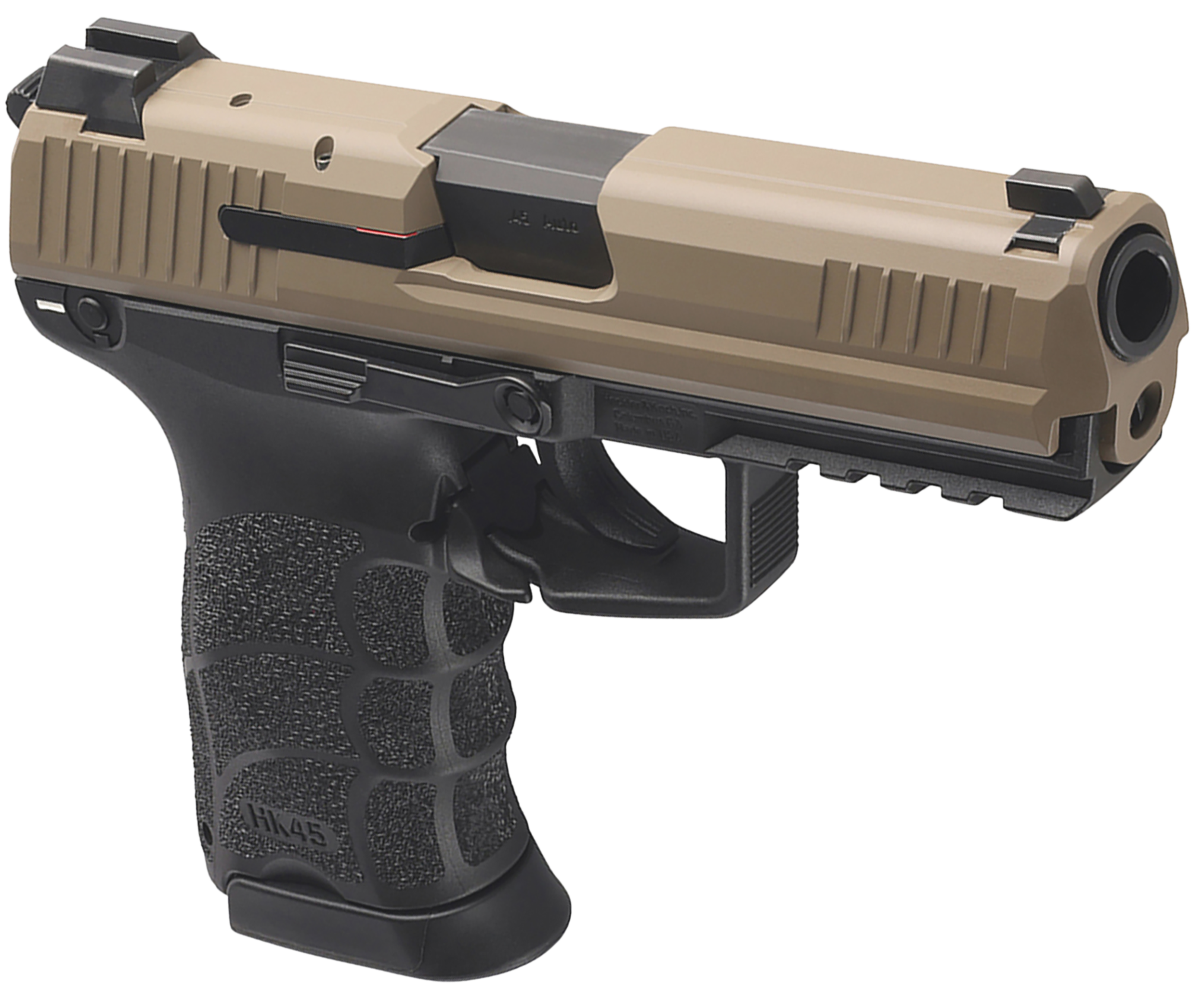 Heckler & Koch HK45 V1 Pistol 81001208, 45 ACP, 4.46in, Flat Dark