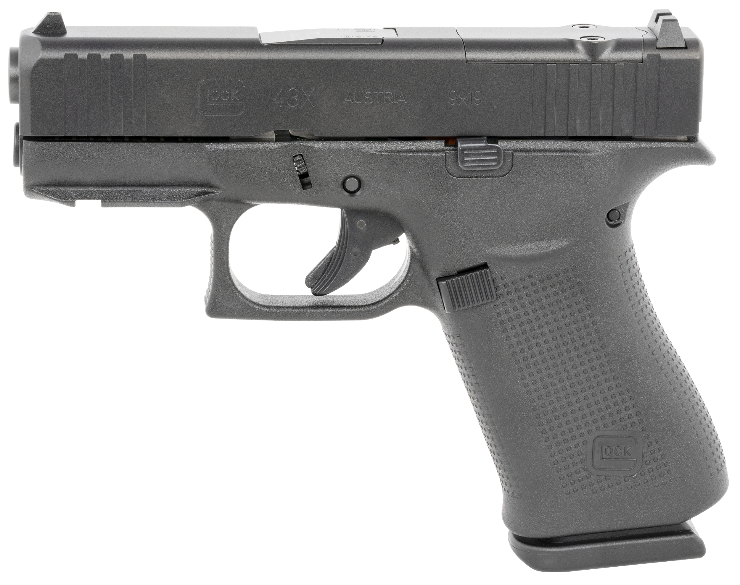 Glock 43X MOS Pistol PX4350201FRMOS, 9mm, 3.41