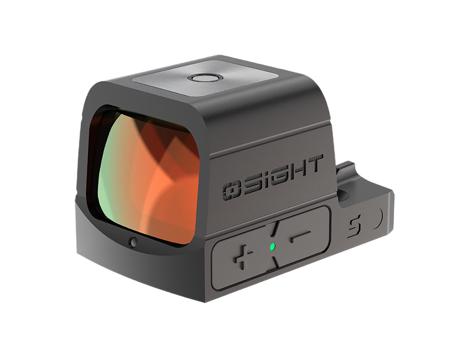 Olight Osight S Red Dot Reflex Sight, 1x, 2 MOA Dot/32 MOA Circle, Black Finish, w/Magnetic Charger (OSIGHTSBK)