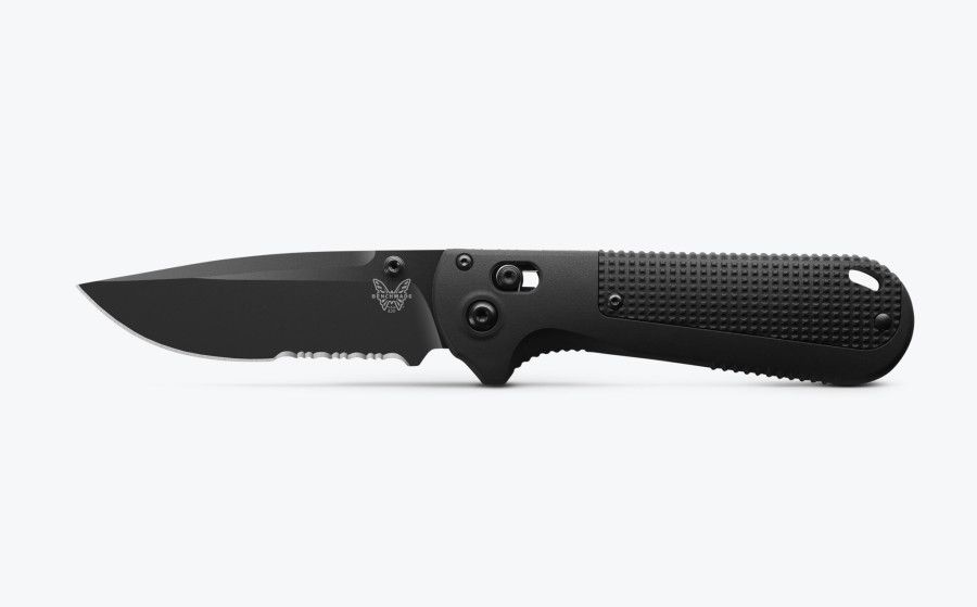 Benchmade Redoubt Knife w/Serrated Edge Drop Point Blade (430SBK-02)