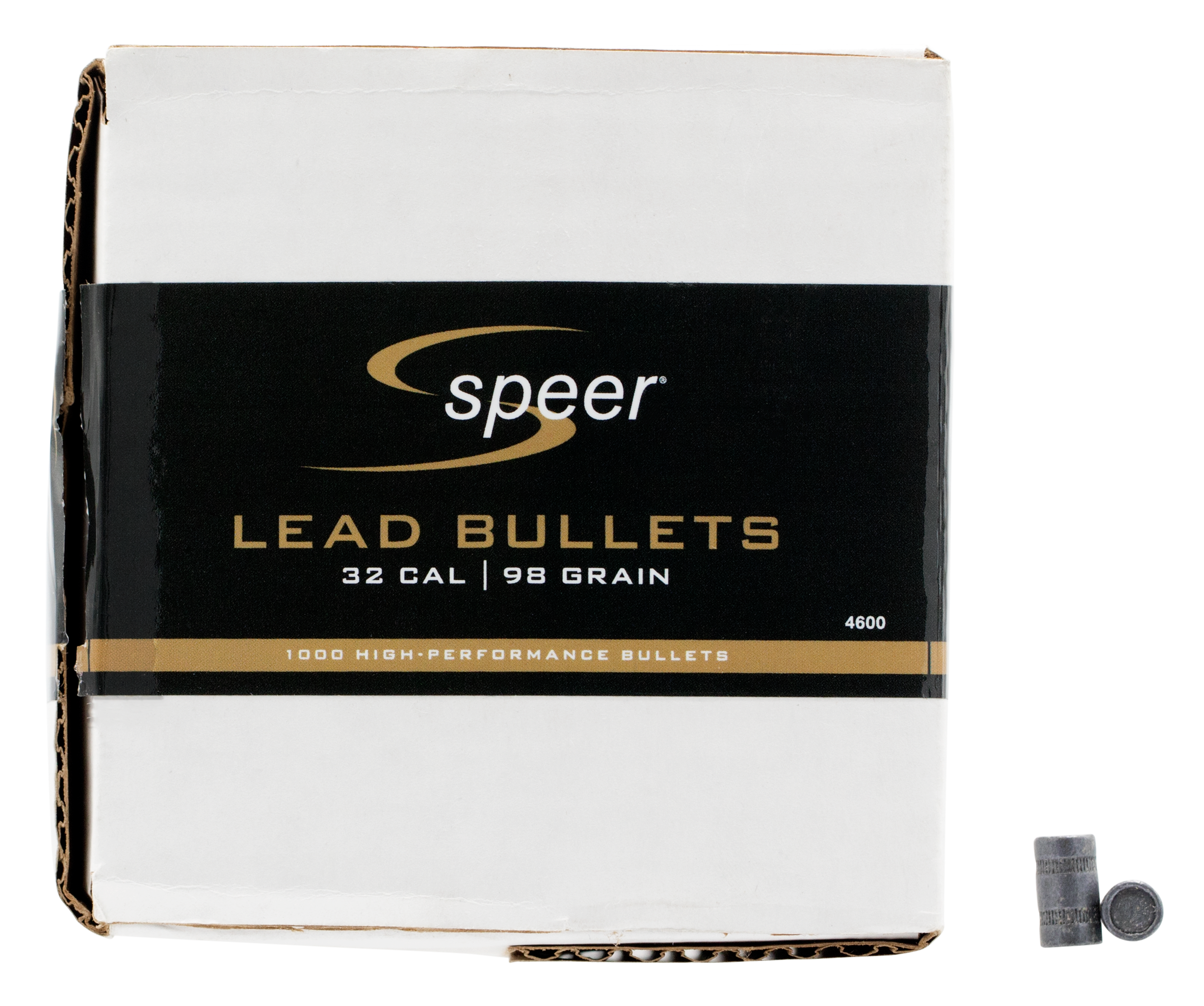Speer 32 Caliber 98 Grain Lead Hollow Base Wadcutter 1000/Box (4600), Not Loaded