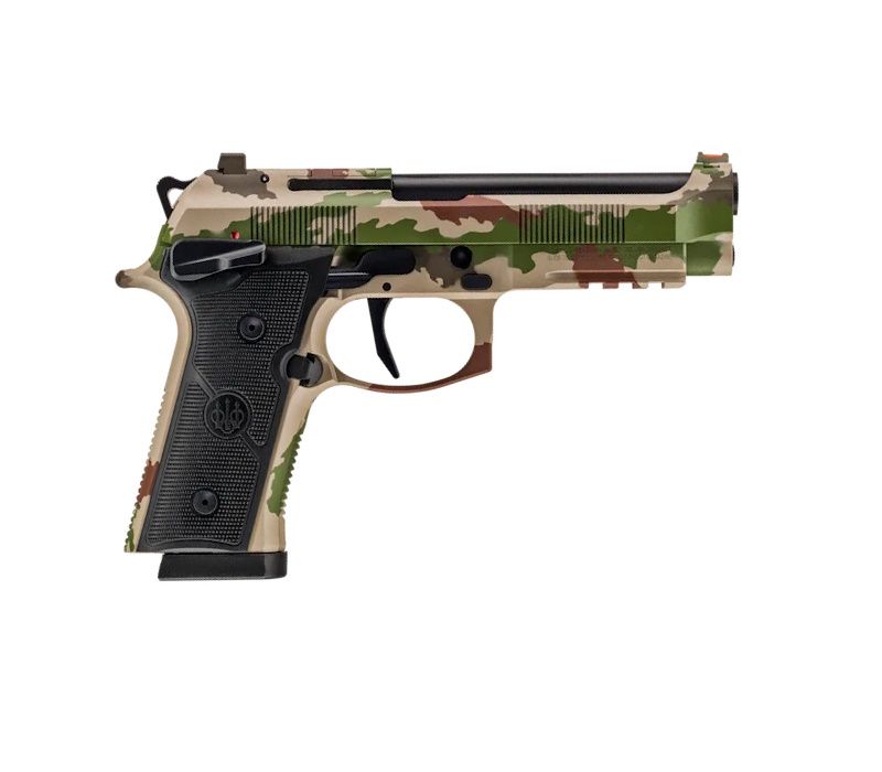 Beretta 92Xi Combat Series Pistol SPEC0742A10, 9mm, 4.7in, Textured Black Polymer Grips, 10 Rds