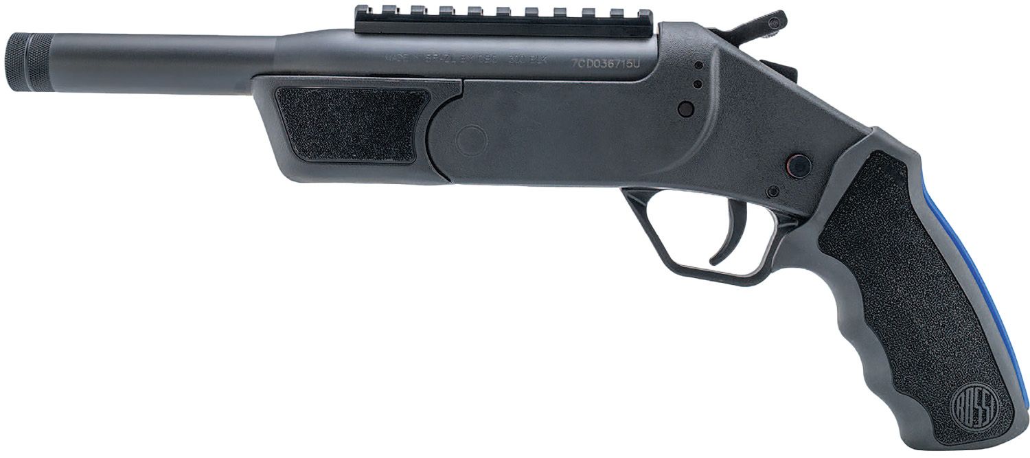 Rossi Brawler Pistol SSPB9300-BK, 300 Blackout, 9in, Black Textured Rubber Grips, Black Finish, 1 Rd