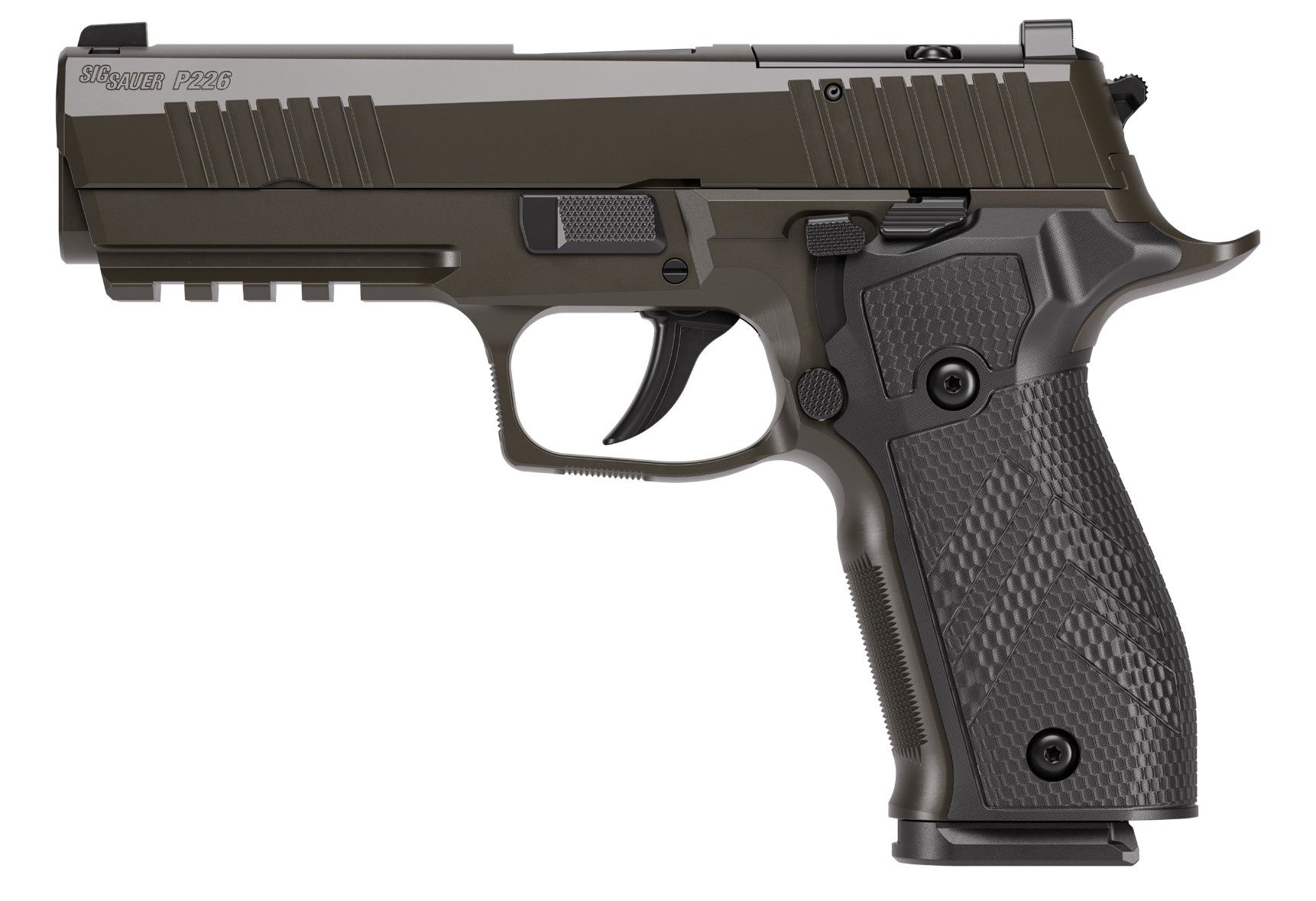 Sig Sauer P226X Legion Optic Ready Pistol 226X-9-LEGION-10, 9mm, 4.4in, Black G10 Legion Grip Panels, 10 Rds