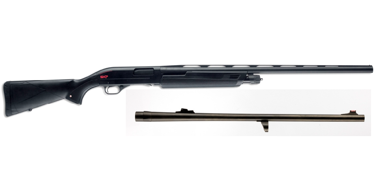 Winchester SXP Buck/Bird Combo Pump Shotgun 512274692, 20 Gauge, 28", 3" Chmbr, Synthetic Black Stock, 4 Rds