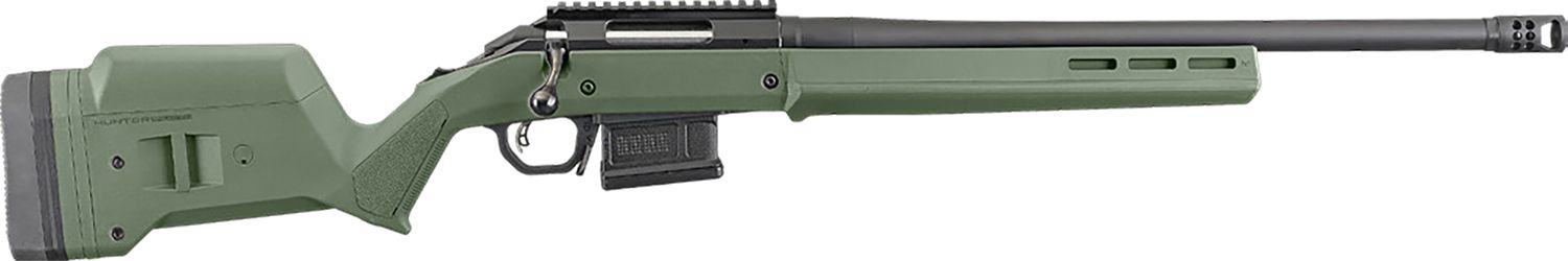 Ruger American Hunter Bolt Action Rifle 26934 , 6.5 Creedmoor, 20", Adj. Magpul Hunter Stock, OD Green Finish, 5+1