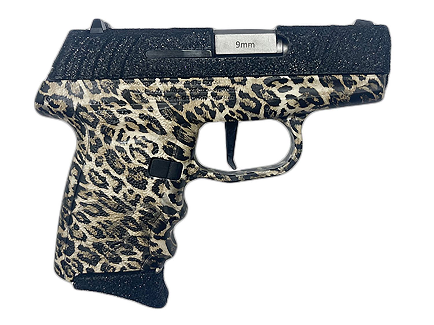 SCCY Industries DVG-1 Optic Ready Pistol DVG1PBLP, 9mm Luger, 3.10in, Black Leopard Polymer Frame & Grips, Black Leopard Finish, 10 Rds