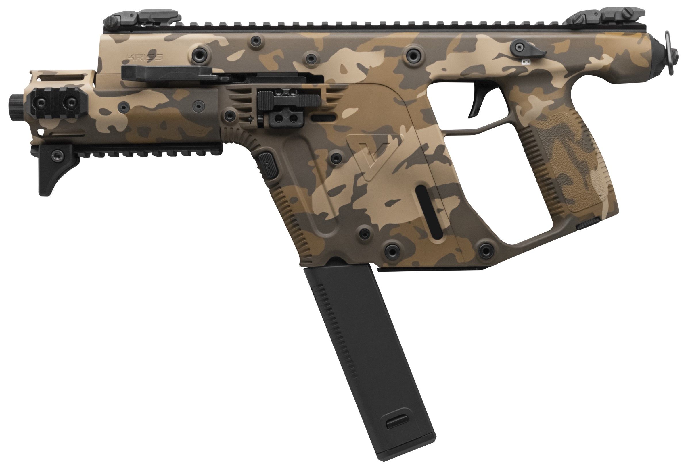 Kriss USA Vector SDP Enhanced Pistol KV90-PMCFDE30, 9mm, 6.5in, FDE Mc Polymer, 40 Rds