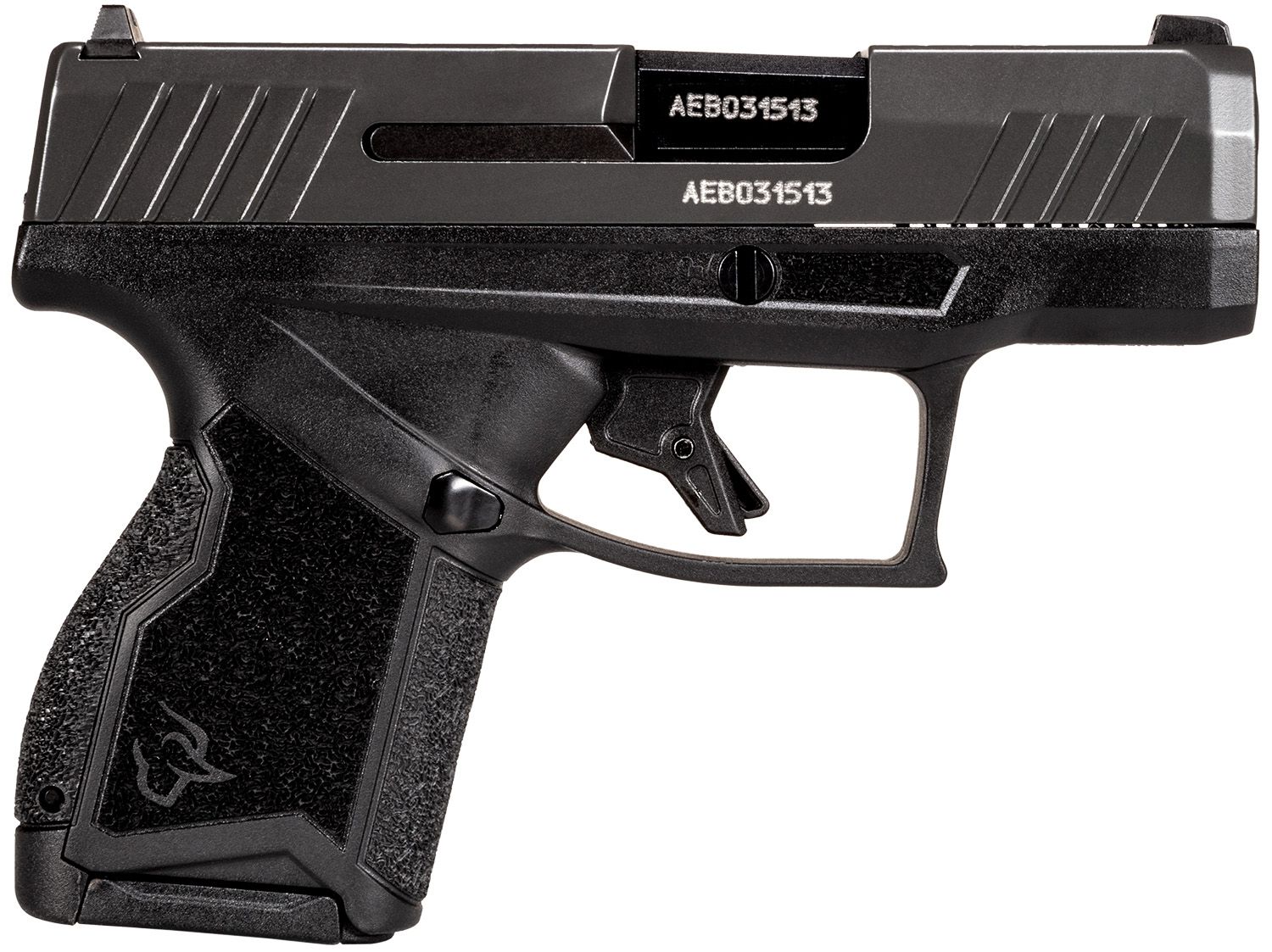 Taurus GX4 Pistol 1-GX4M93GR-10, 9mm Luger, 3.06in, Black Polymer w/Interchangeable Backstrap, Graphene Cerakote Finish, 10 Rds