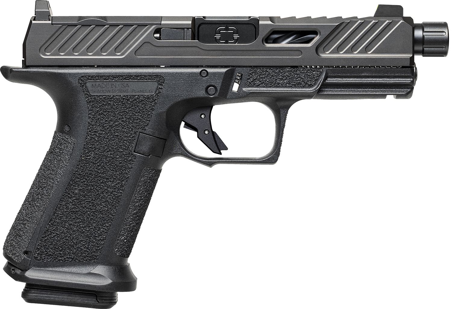 Shadow Systems MR920 Elite Optic Ready Pistol SS-1010-B, 9mm Luger, 4.50in, Interchangeable Backstrap, Black Finish, 15 Rds