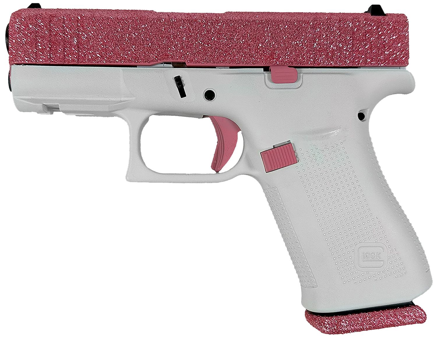Glock G43X Pistol PX4350204NBGF, 9mm Luger, 3.41in, Textured Polymer, Frost Cerakote Finish, 10 Rds