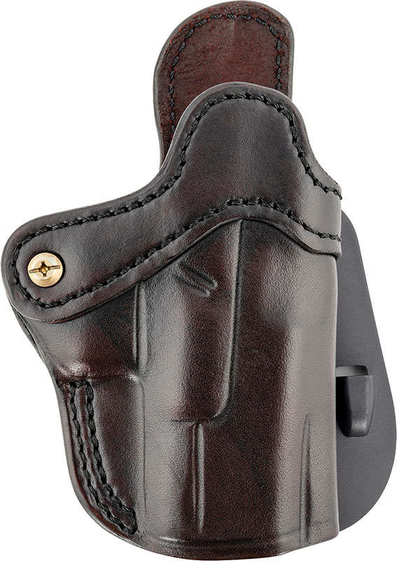 1791 Gunleather PDH2.3 OWB Optic Ready Right Hand Paddle Holster Size 2.3, Signature Brown - ORPDH23SBRR