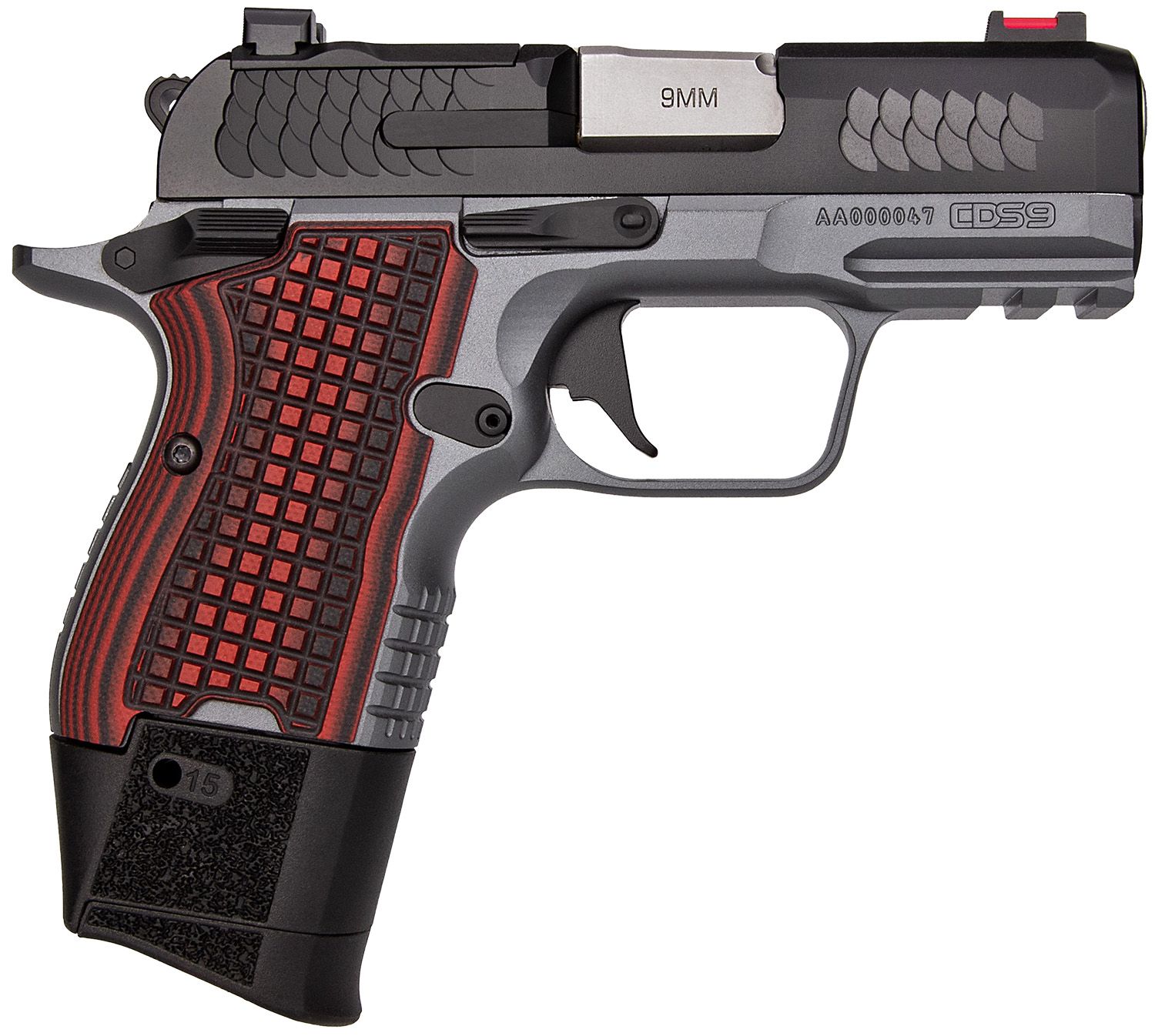 Kimber CDS9 Optic Ready Pistol 3600003, 9mm, 3.18" Black KimPro II, KimPro II G10 Grips, 15 Rds