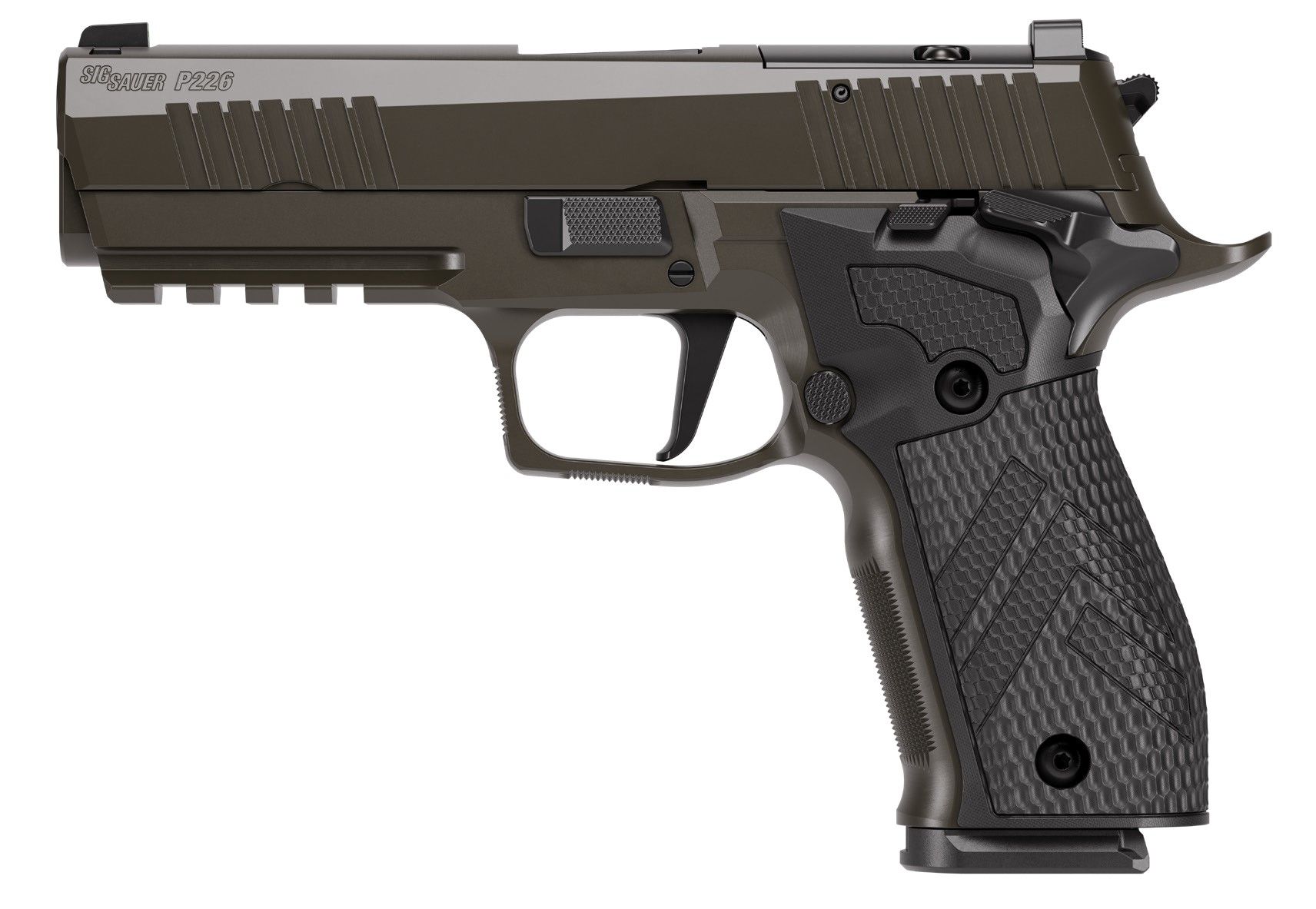 Sig Sauer P226X Legion Optic Ready Pistol 226X-9-LEGION-SAO-10, 9mm, 4.4in, Black G10 Legion Grips, 10 Rds