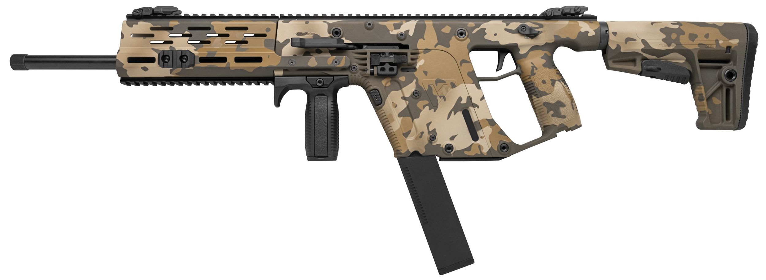Kriss USA Vector CRB Enhanced Rifle KV22-CMCFDE12, 22LR, 16", Collapsible 6-position Adjustable Stock, 30 Rds