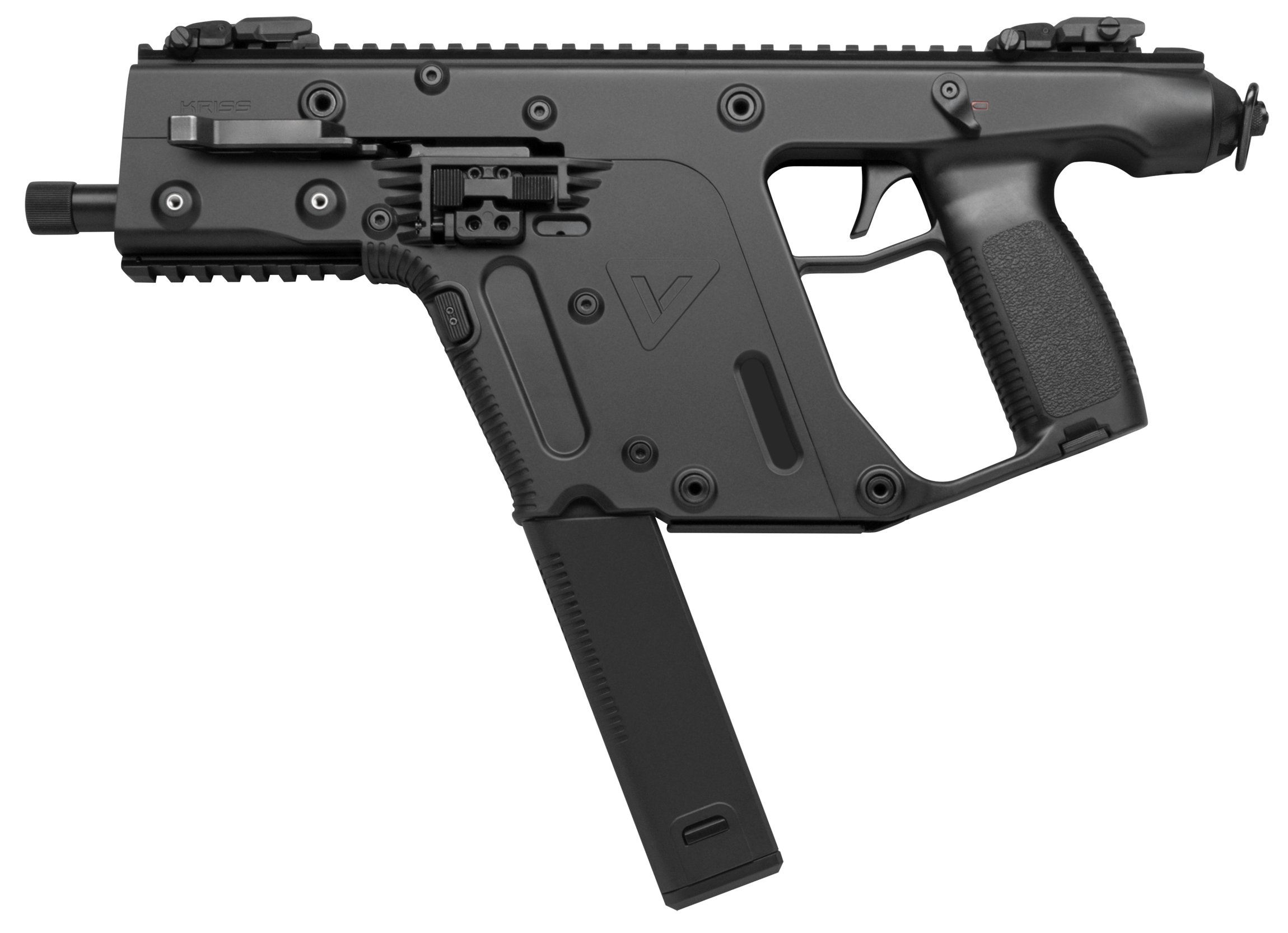 Kriss USA Vector SDP Pistol KV45-PBL20, 45 ACP, 5.5in, Black Polymer, 30 Rds