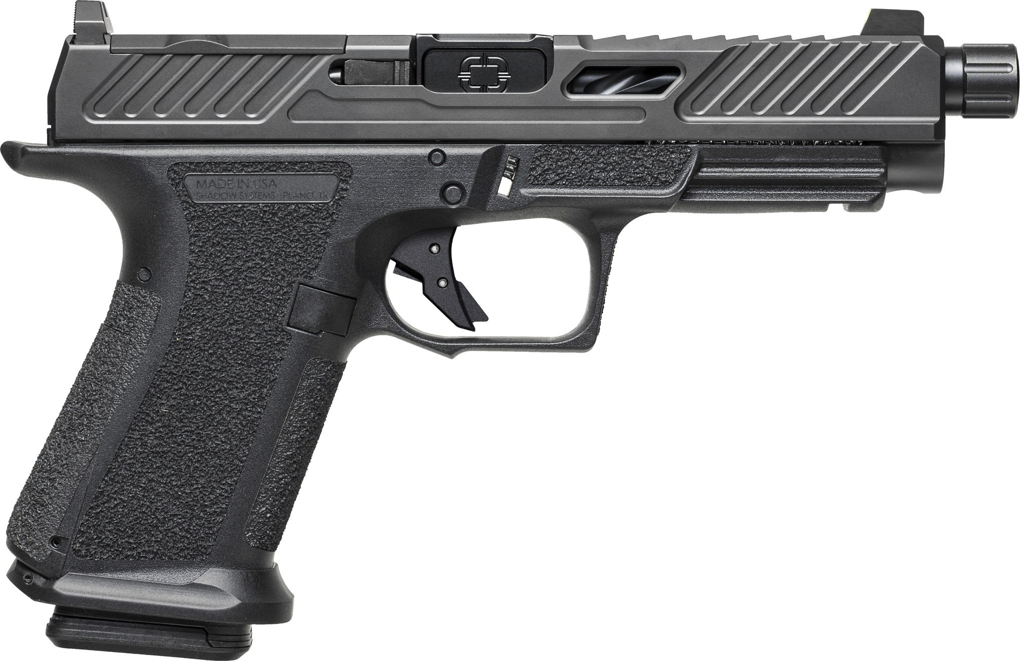 Shadow Systems MR920L Elite Optic Ready Pistol SS-1026, 9mm, 4.5in, Black Frame Grips, 15 Rds