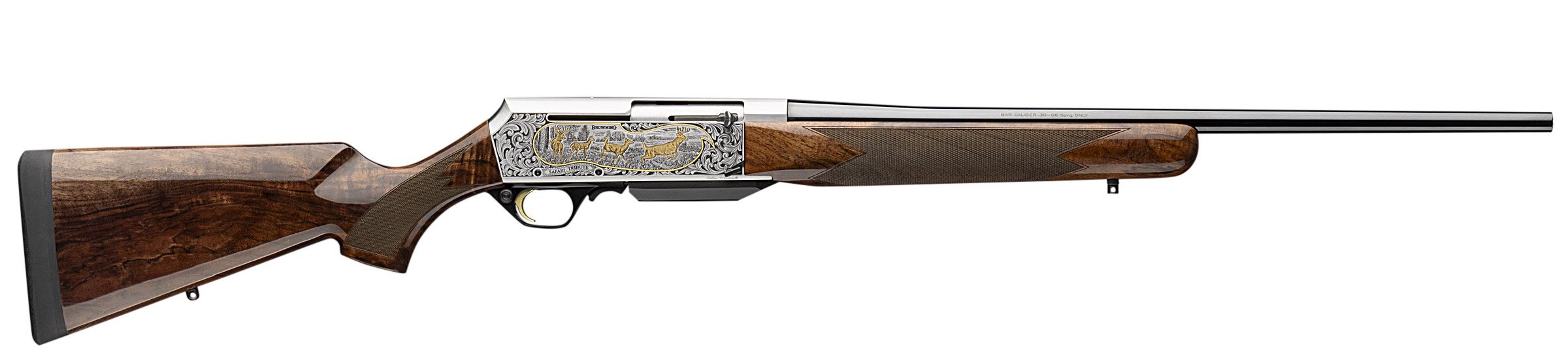 Browning BAR Mark III Safari Rifle 031074226, 30-06, 22", Grade IV Turkish Walnut Stock, 4 Rds
