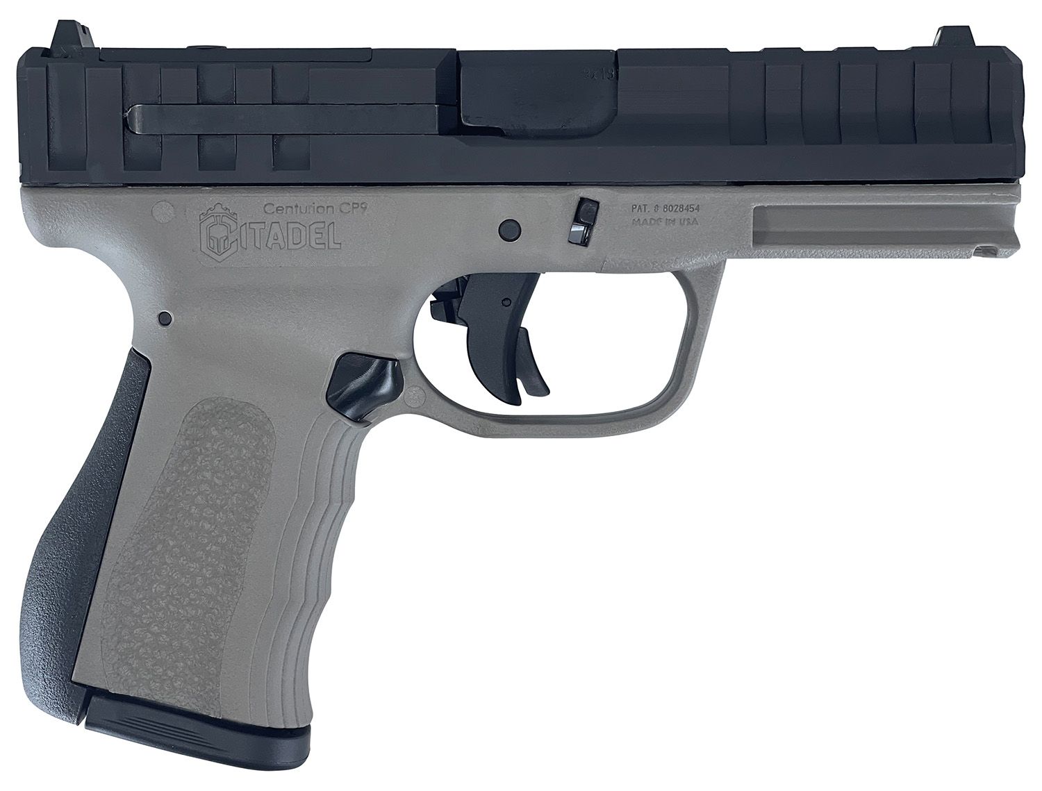 Puma Rifles Centurion CP9 Optic Ready Pistol CITCP9GRY, 9mm Luger, 4in, Gray Polymer Frame & Grips, Gray Finish, 14 Rds