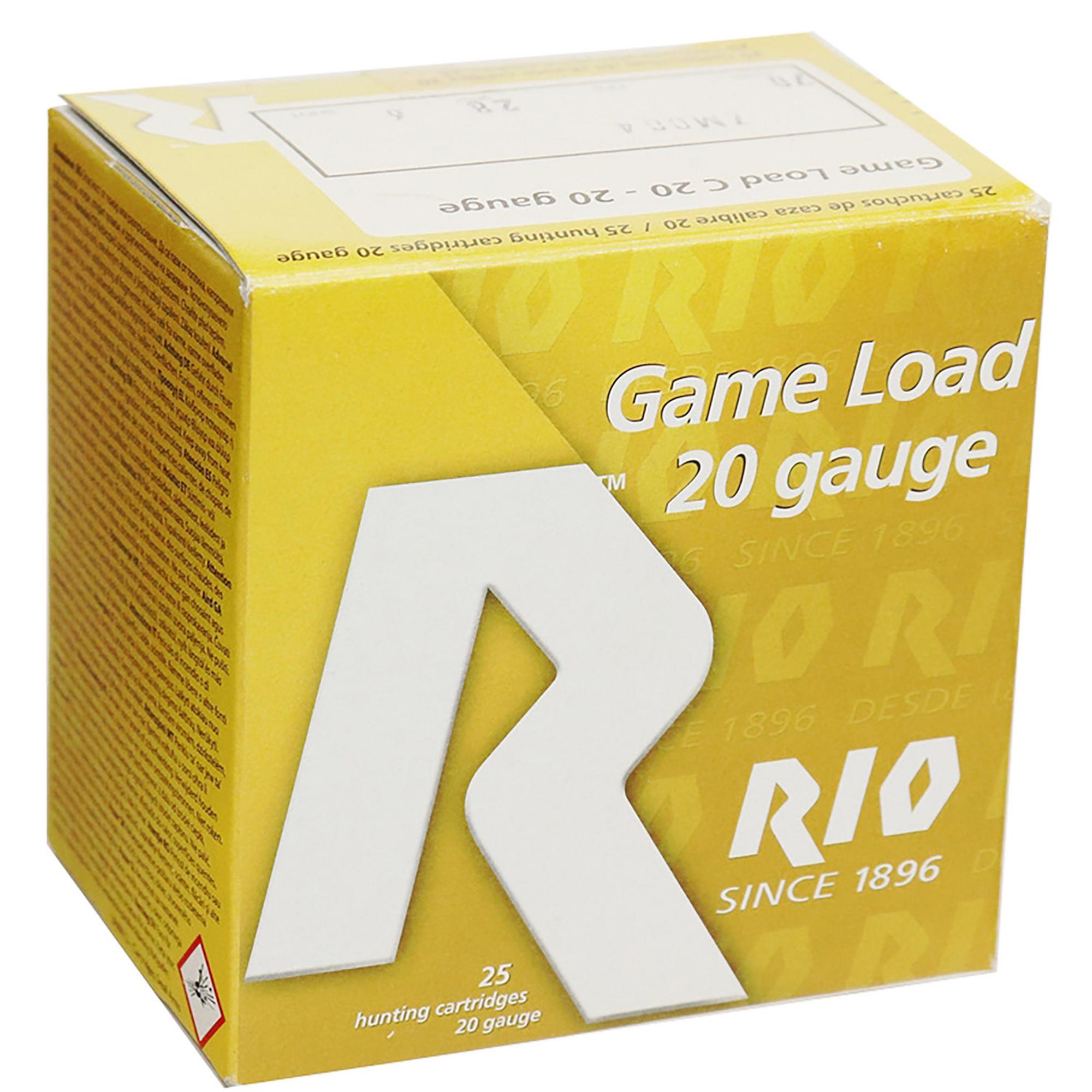 Rio Game Load Shotshells RC20MGN6, 20 Gauge, 3
