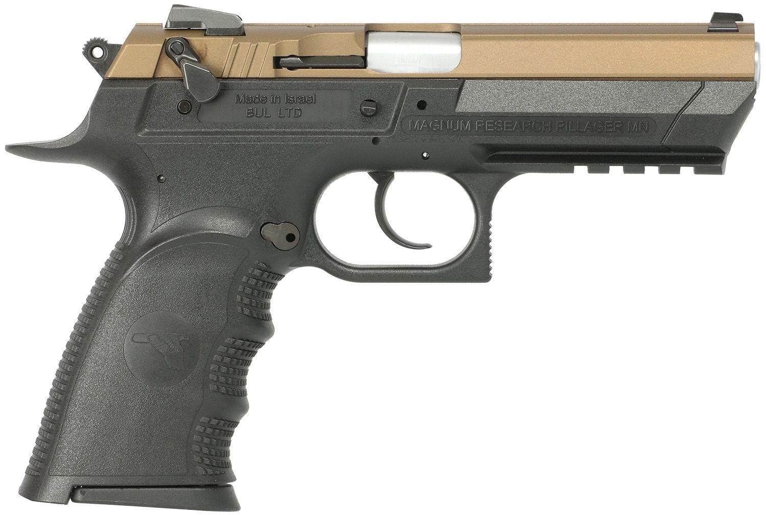 Magnum Research Baby Eagle III Pistol BE99153RLBB, 9mm, 4.43in, Black Textured Finish, 15 Rds