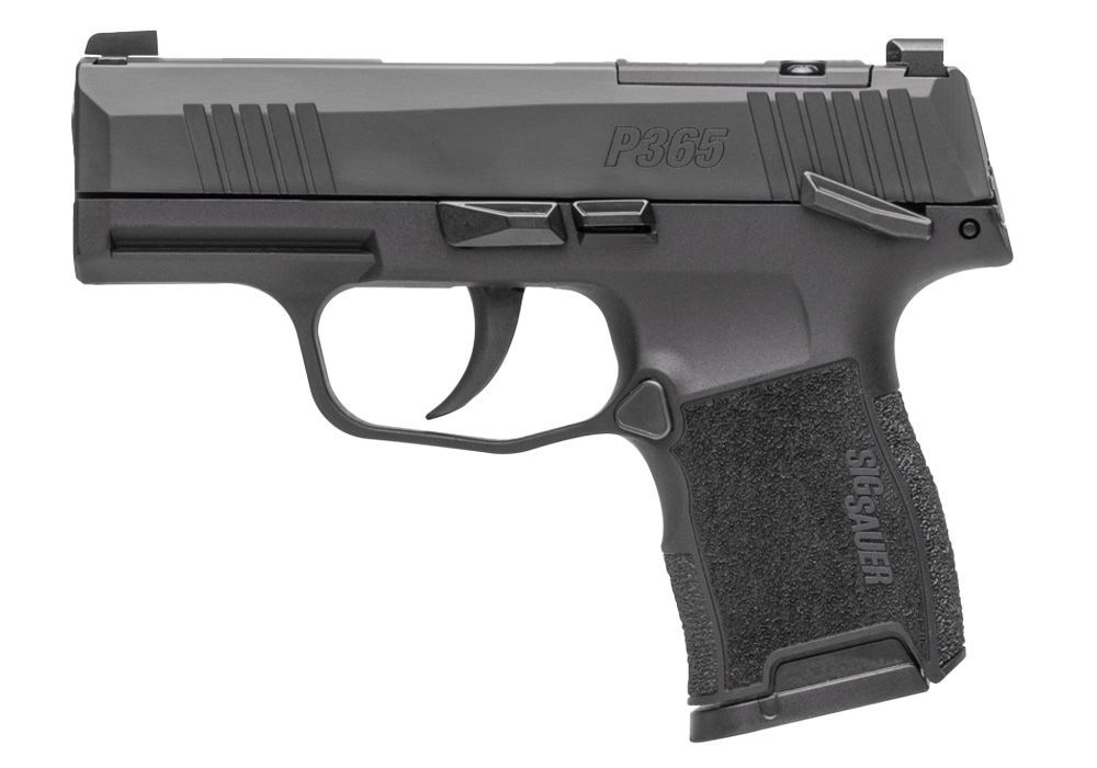 Sig Sauer P365 Optic Ready Pistol 365-9-BXR3P-MS-CA, 9mm, 3.1in, Black Polymer Grip, 10 Rds