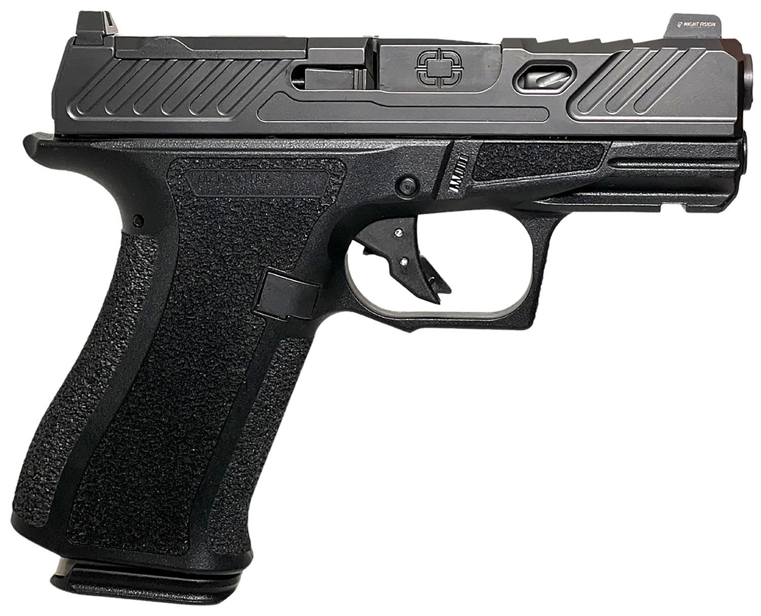 Shadow Systems CR920X Elite Optic Ready Pistol SS5012, 9mm Luger, 3.41in, Black Interchangeable Backstrap, Black Finish, 15 Rds