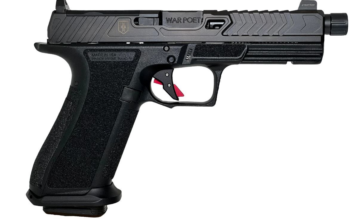 Shadow Systems DR920 War Poet Pistol SS-2075, 9mm, 5in, Black Frame Grips, 17 Rds