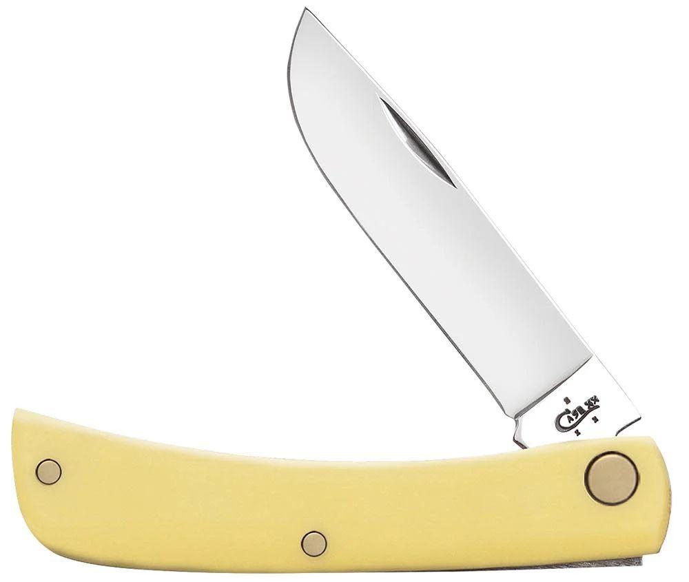 Case Yellow Synthetic Sod Buster Jr Pocket Knife (80032)