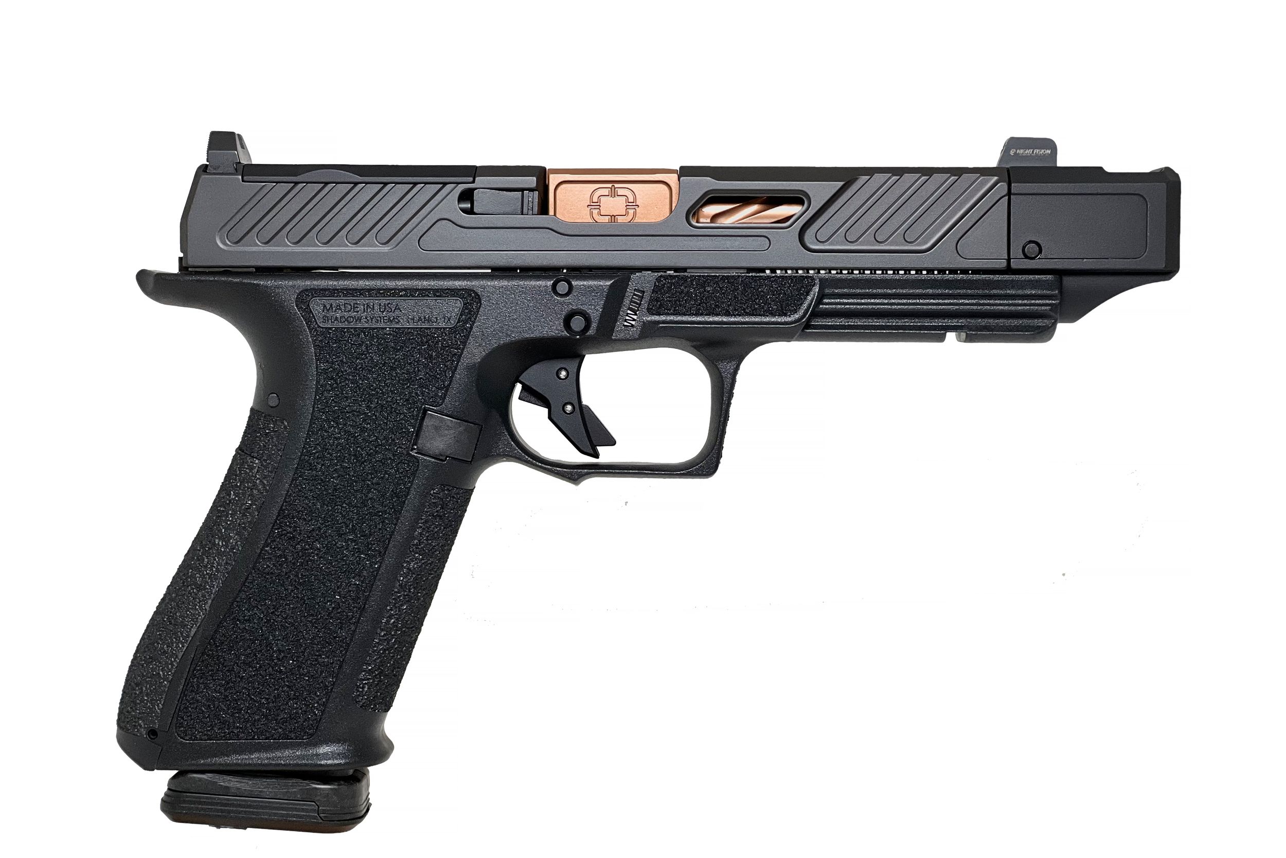 Shadow Systems DR920P Elite Optic Ready Pistol SS-2239-CA, 9mm, 4.5in, Black Frame Grips, 10 Rds