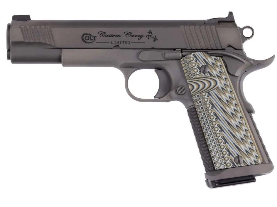 Colt Custom Carry Limited Pistol O1082CS, 9mm, 5in, G10 Grips, 9 Rds