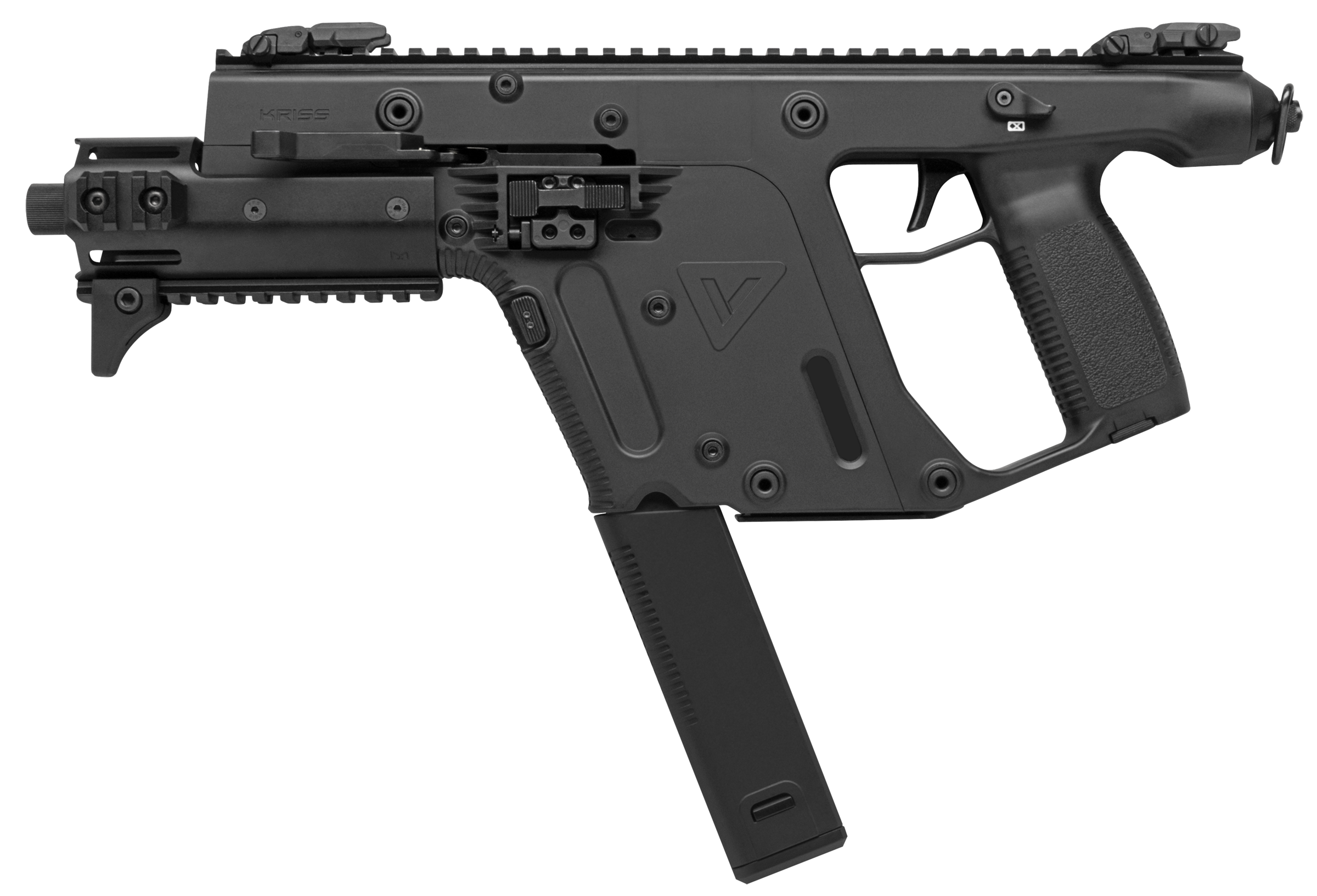 Kriss USA Vector SDP Enhanced Pistol KV45-PBL30, 45 ACP, 6.5in, Black Polymer, 30 Rds
