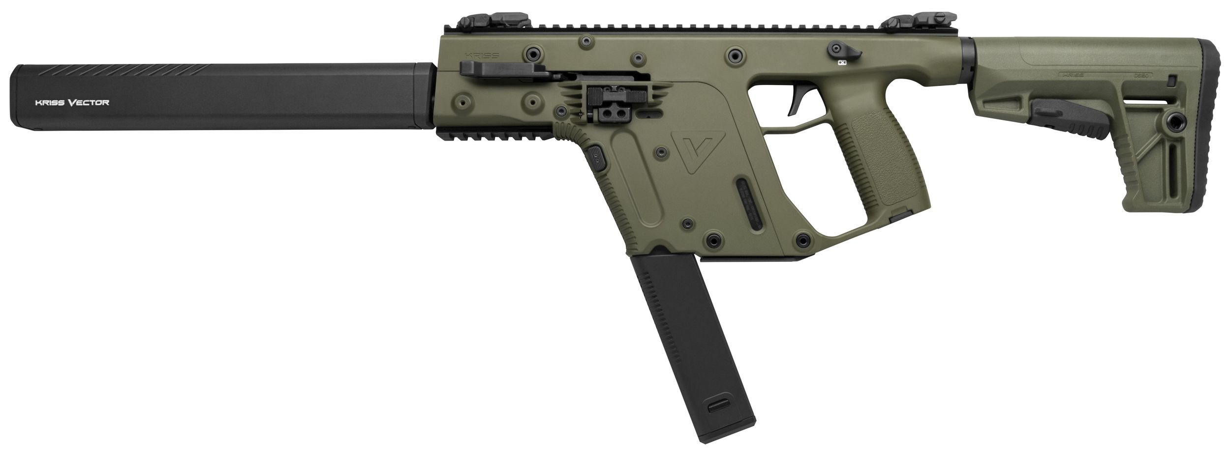 Kriss USA Vector CRB Rifle KV45-CGR20, 45 ACP, 16", Collapsible 6-position Stock, 30 Rds