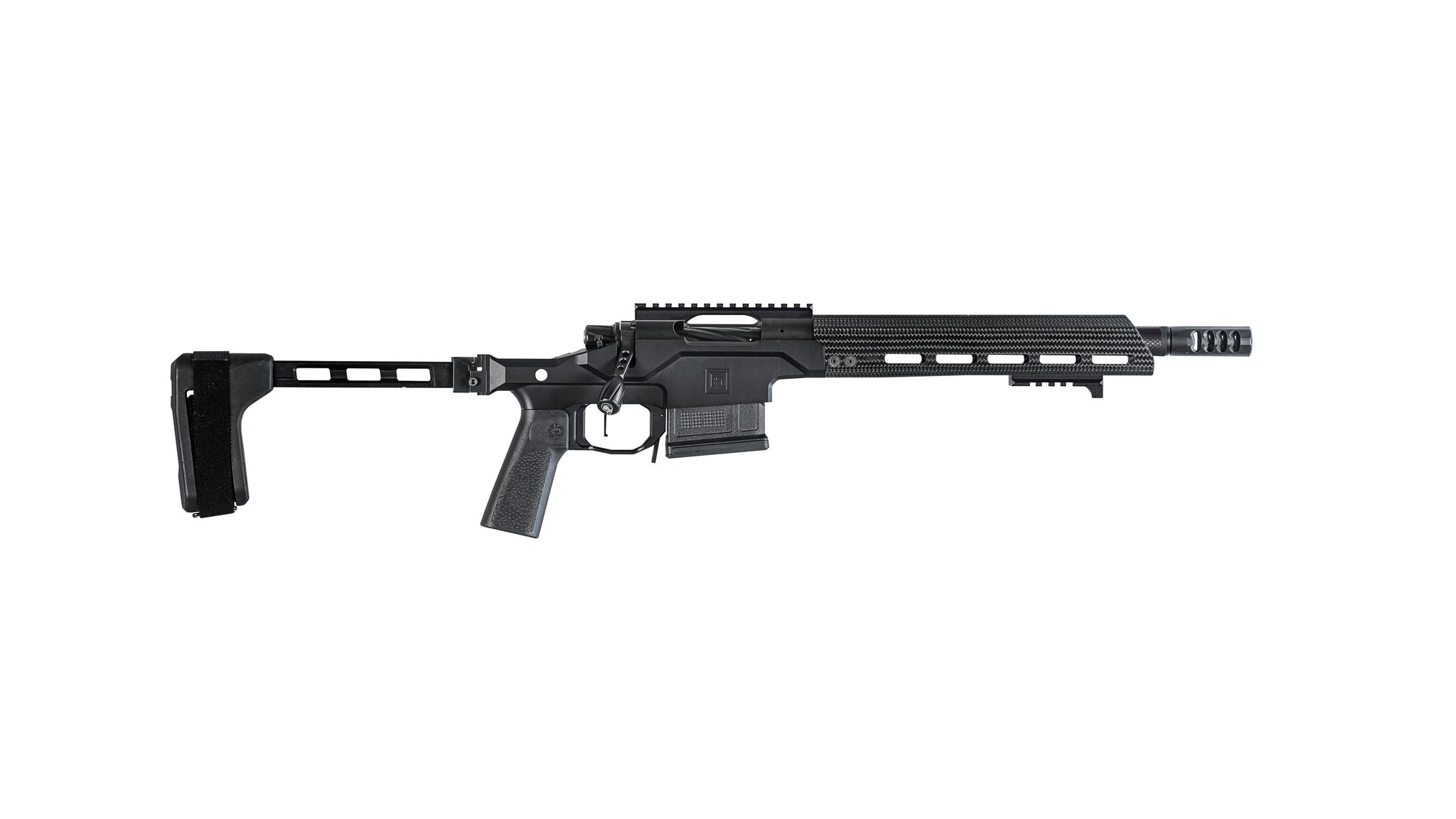 Christensen Modern Precision Pistol 801-11025-00, 308 Win, 12", Tactical Folding Pistol Brace, 5 Rds