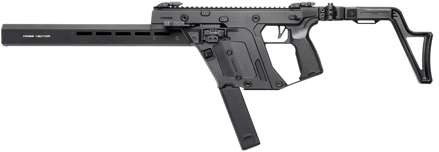 Kriss USA Vector CRB Gen3 Rifle KV903CBL00, 9mm Luger, 16", Folding/Telescoping, 40 Rds