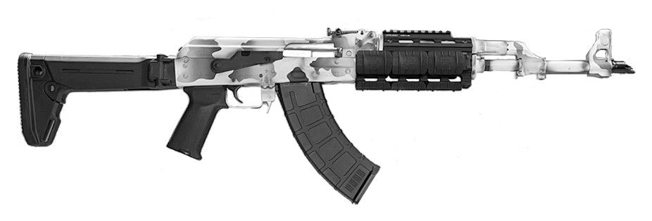 Zastava ZPAP M70 Rifle ZR7762CSW, 7.62x39mm, 16.25", Collapsible/Folding Zhukov Stock, 30 Rds