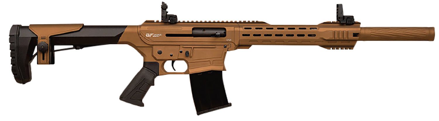 GForce GF25 Semi-Auto Shotgun GF2512BNZ, 12 Gauge, 20", 3" Chmbr, Adjustable Black Synthetic Stock, 5 Rds