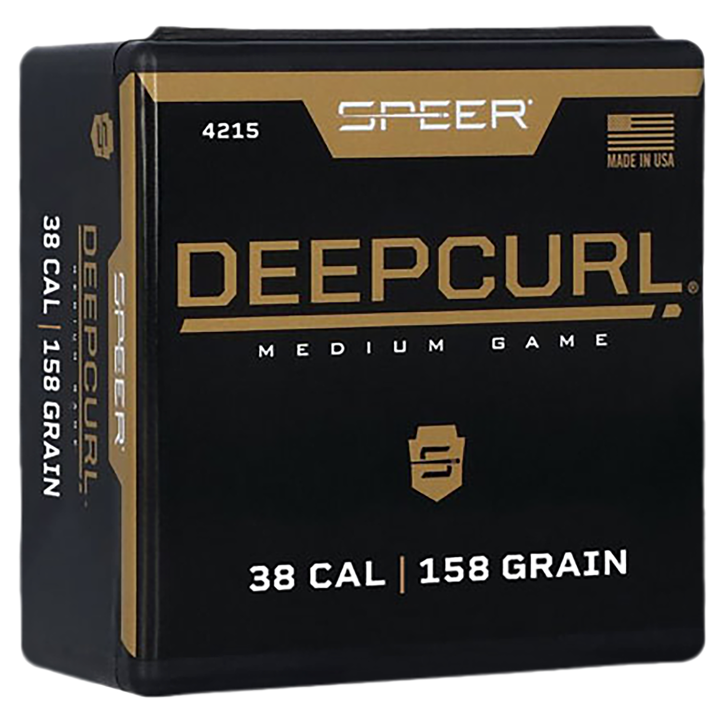 Speer 38 Caliber 158 Grain Gold Dot Hollow Point 100/Box (4215), Not Loaded