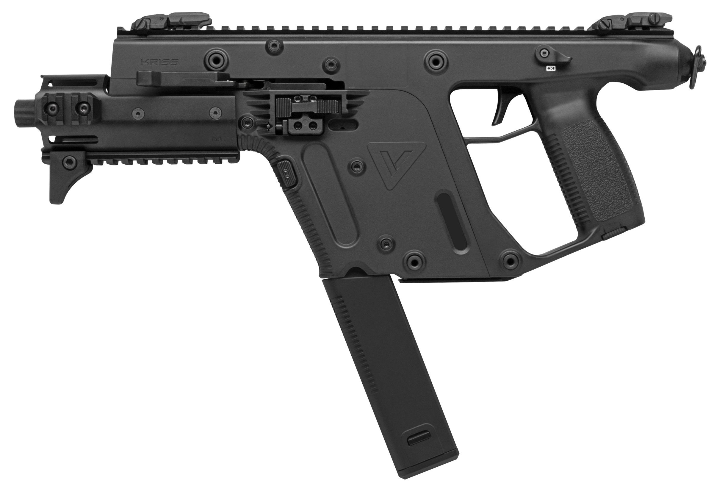 Kriss USA Vector SDP Enhanced Pistol KV90-PBL30, 9mm, 6.5in, Black Polymer, 40 Rds