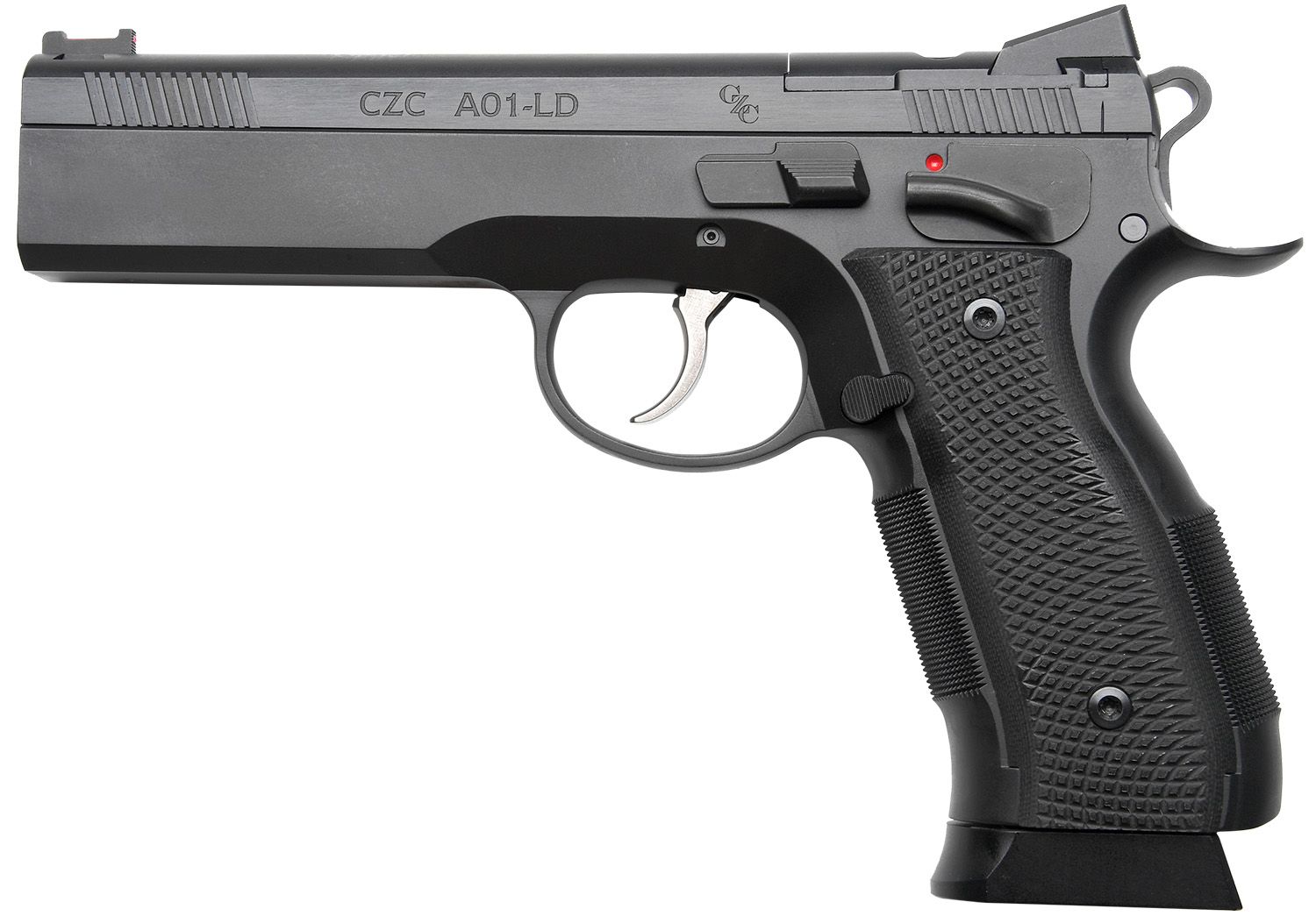 CZ-USA A01-LD Optic Ready Pistol 96336, 9mm Luger, 5in, Black G10 Grips, Black Polycoat Finish, 19 Rds
