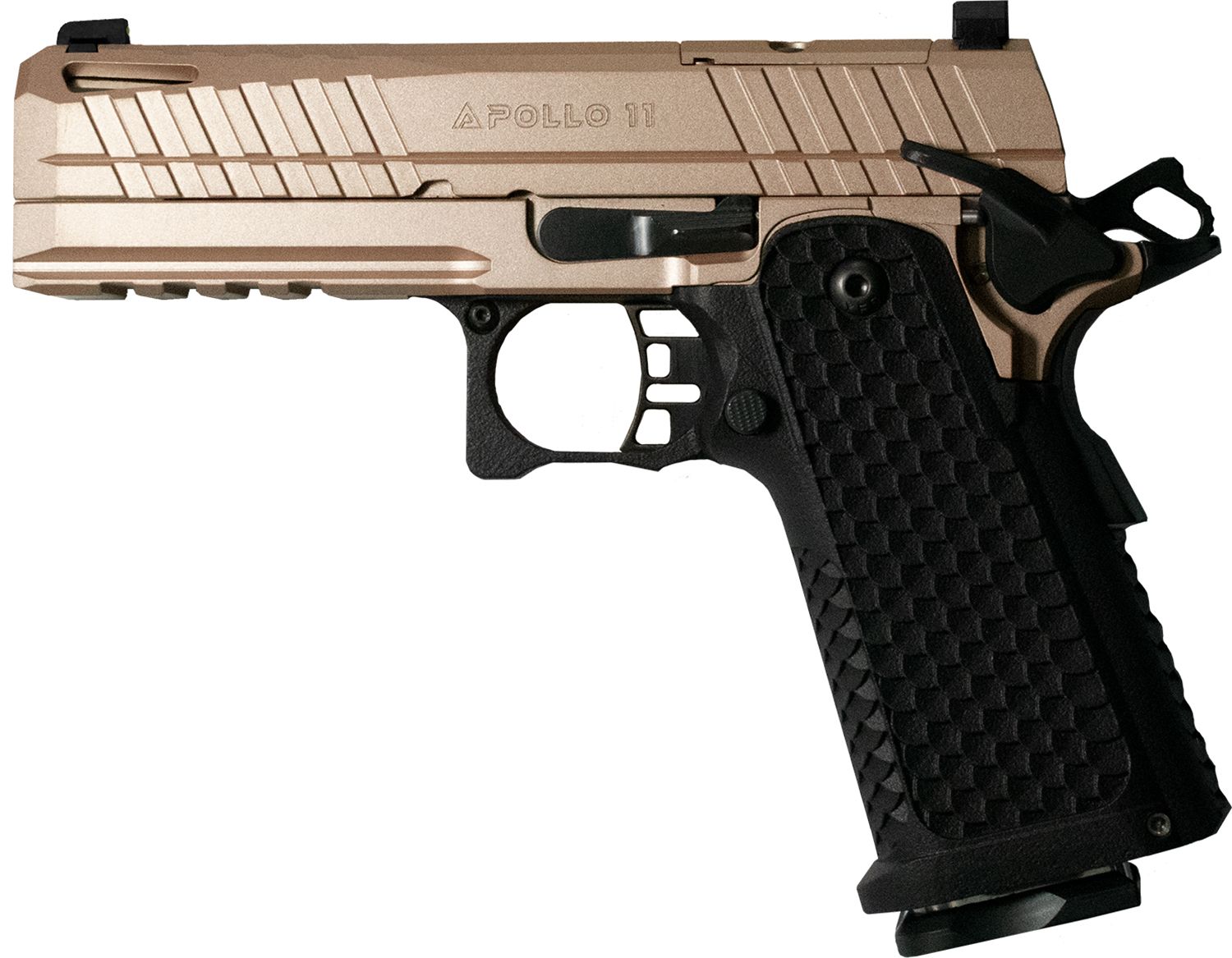 LIVE FREE ARMORY Apollo 11 Optic Ready Pistol LFAPF01206RB, 9mm Luger, 4.90in, Aggressive Texture, Elite Rose Cerakote Finish, 17 Rds