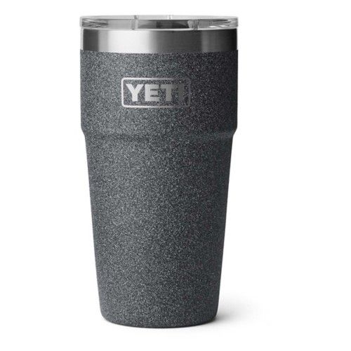 Yeti Rambler 20 oz Stackable Cup w/ MagSlider Lid (21071507594) Stainless Steel, Black Stone