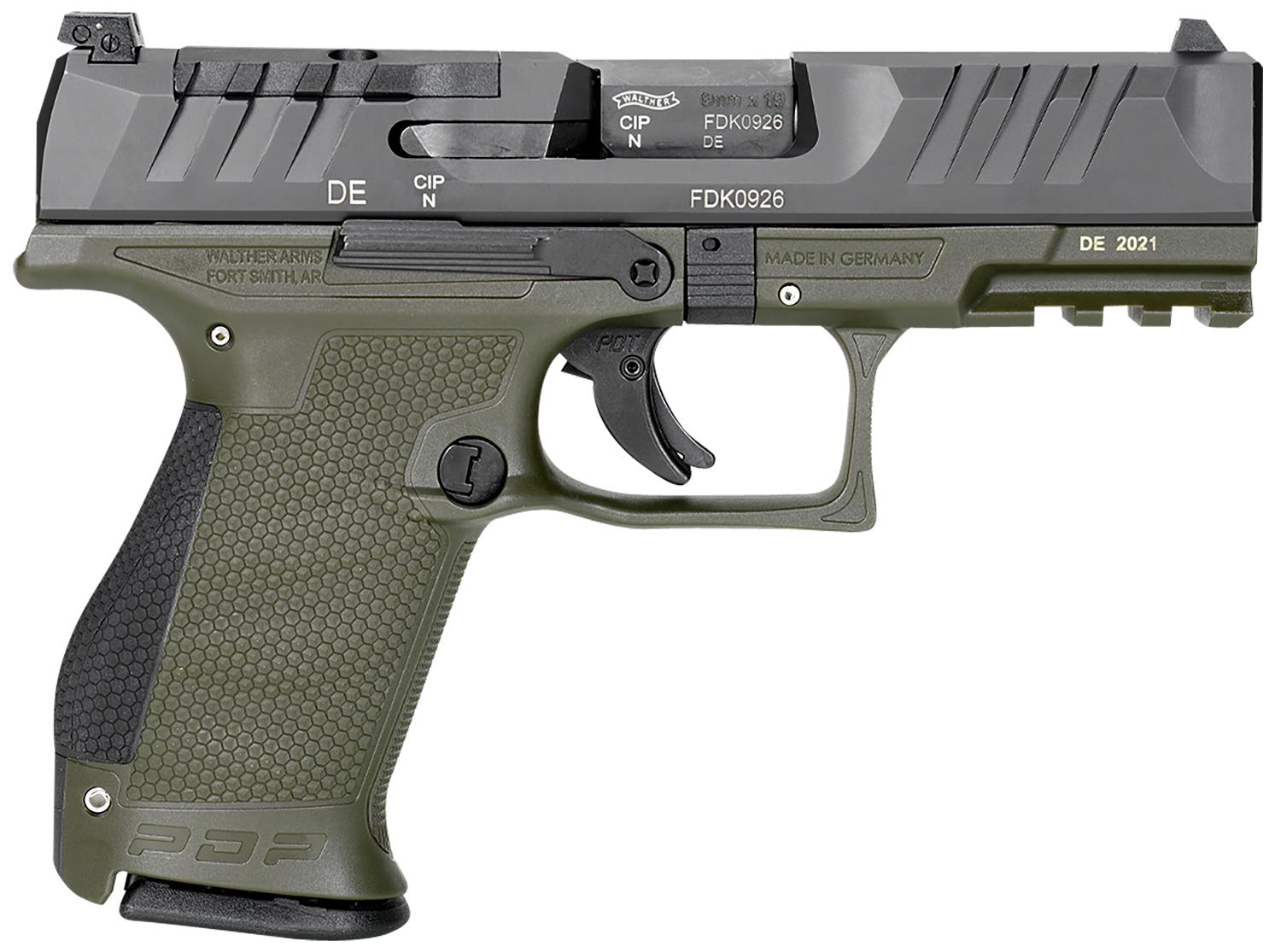 Walther PDP Compact Optic Ready Pistol 2858428, 9mm Luger, 4