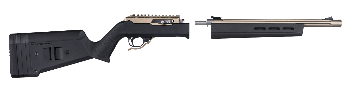 Magpul Hunter Rifle Stock for Ruger 10/22 Takedown, Black (MAG760-BLK)
