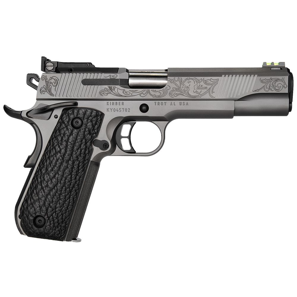 Kimber Next Gen Midnight Custom Limited Edition 1911 Pistol 3700883, 45 ACP, 5in, DLC Finish, Optic Ready, Shark Skin Grips, 8 Rds