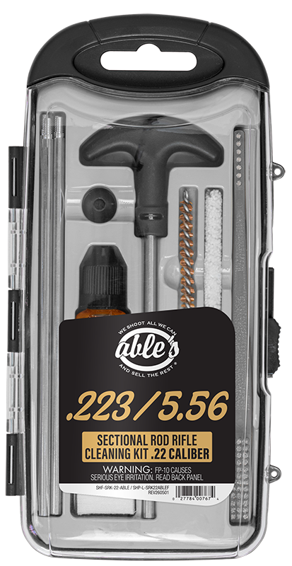 Shooters Choice SHF-SRK-22-ABLE .22 Cal Rifle Cleaning Kit